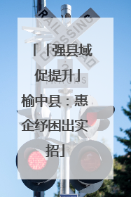 「强县域 促提升」榆中县：惠企纾困出实招