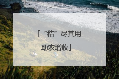 “秸”尽其用 助农增收