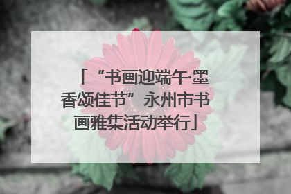 “书画迎端午·墨香颂佳节”永州市书画雅集活动举行