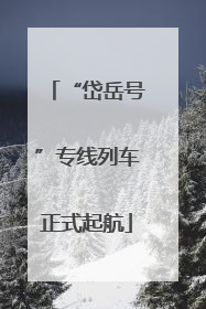 “岱岳号”专线列车正式起航