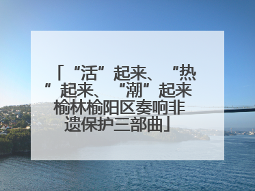 “活”起来、“热”起来、“潮”起来 榆林榆阳区奏响非遗保护三部曲