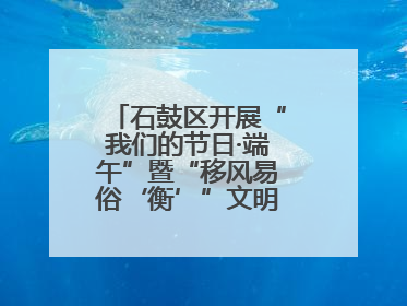 石鼓区开展“我们的节日·端午”暨“移风易俗‘衡’”文明主题实践活动