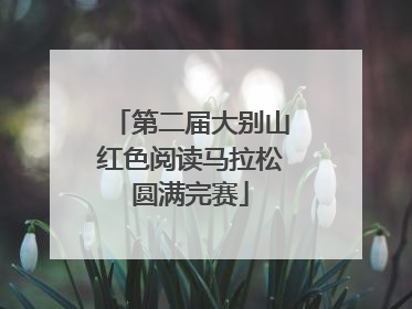 第二届大别山红色阅读马拉松圆满完赛