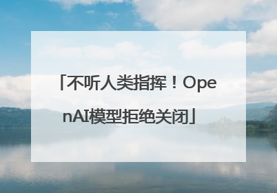 不听人类指挥！OpenAI模型拒绝关闭