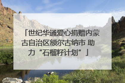 世纪华通爱心捐赠内蒙古自治区额尔古纳市 助力“石榴籽计划”