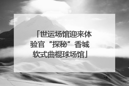 世运场馆迎来体验官“探秘”香城软式曲棍球场馆