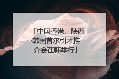 中国香港、陕西·韩国首尔引才推介会在韩举行