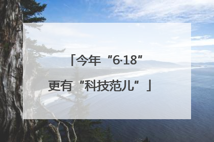 今年“6·18”更有“科技范儿”