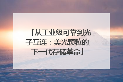 从工业级可靠到光子互连：美光颗粒的下一代存储革命