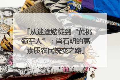从迷途赌徒到“黄桃领军人”：肖石明的高素质农民蜕变之路