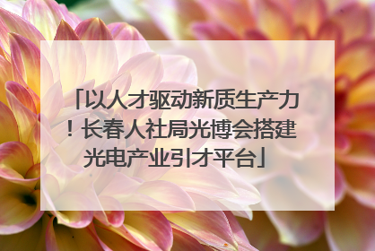 以人才驱动新质生产力！长春人社局光博会搭建光电产业引才平台