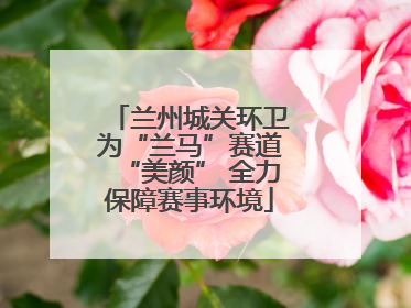 兰州城关环卫为“兰马”赛道“美颜” 全力保障赛事环境