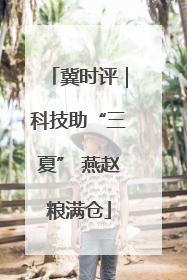 冀时评｜科技助“三夏” 燕赵粮满仓