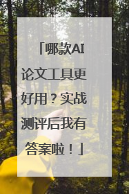 哪款AI论文工具更好用？实战测评后我有答案啦！