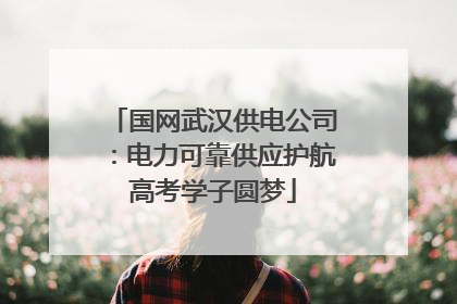 国网武汉供电公司：电力可靠供应护航高考学子圆梦