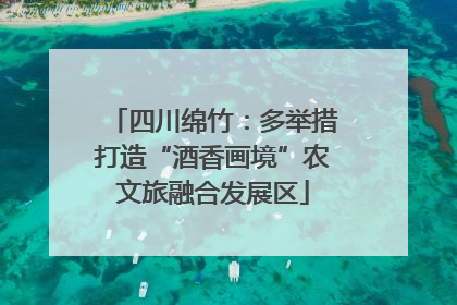 四川绵竹：多举措打造“酒香画境”农文旅融合发展区