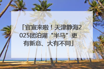 官宣来啦！天津静海2025团泊湖“半马”更有新意、大有不同