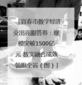 宜春市数字经济交出亮眼答卷：规模突破1500亿元 数实融合成效领跑全省（图）