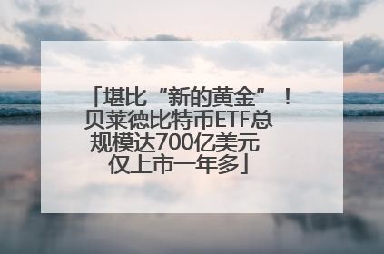 堪比“新的黄金”！贝莱德比特币ETF总规模达700亿美元 仅上市一年多