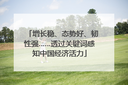 增长稳、态势好、韧性强……透过关键词感知中国经济活力