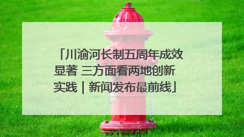 川渝河长制五周年成效显著 三方面看两地创新实践｜新闻发布最前线