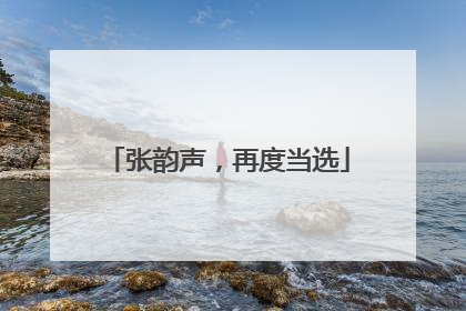 张韵声，再度当选