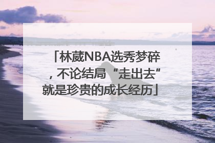 林葳NBA选秀梦碎，不论结局“走出去”就是珍贵的成长经历