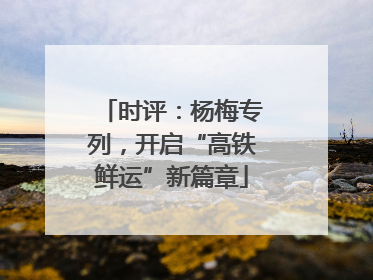 时评：杨梅专列，开启“高铁鲜运”新篇章