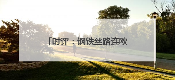 时评：钢铁丝路连欧亚，班列飞驰启新程