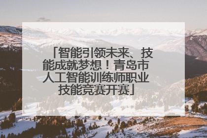 智能引领未来、技能成就梦想！青岛市人工智能训练师职业技能竞赛开赛