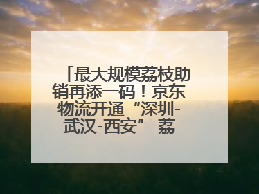 最大规模荔枝助销再添一码！京东物流开通“深圳-武汉-西安” 荔枝全货机航线