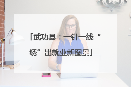 武功县：一针一线“绣”出就业新图景