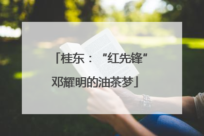 桂东：“红先锋”邓耀明的油茶梦