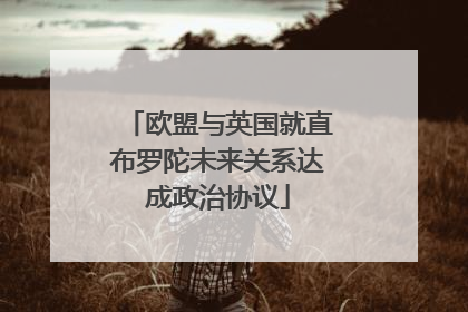 欧盟与英国就直布罗陀未来关系达成政治协议