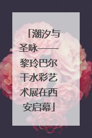 潮汐与圣咏——黎玲巴尔干水彩艺术展在西安启幕