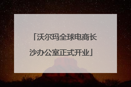 沃尔玛全球电商长沙办公室正式开业