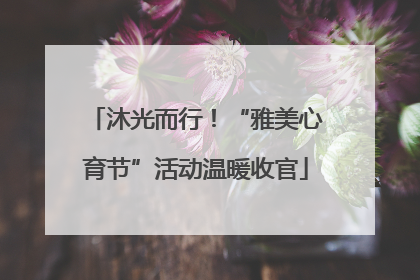 沐光而行！“雅美心育节”活动温暖收官