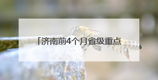 济南前4个月省级重点项目投资完成率过半