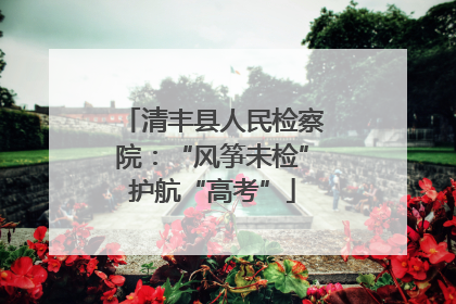 清丰县人民检察院：“风筝未检”护航“高考”