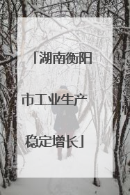 湖南衡阳市工业生产稳定增长