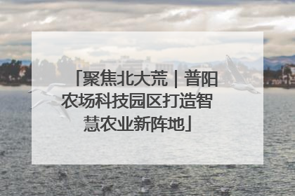 聚焦北大荒｜普阳农场科技园区打造智慧农业新阵地