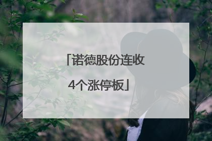 诺德股份连收4个涨停板