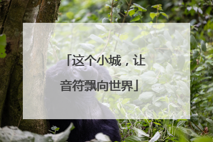 这个小城，让音符飘向世界
