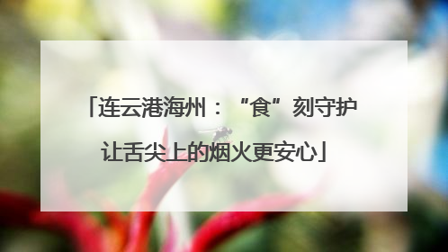 连云港海州：“食”刻守护 让舌尖上的烟火更安心