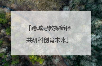 跨域寻教探新径 共研科创育未来