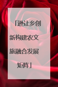 逊让乡创新构建农文旅融合发展矩阵