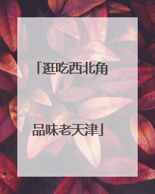逛吃西北角 品味老天津