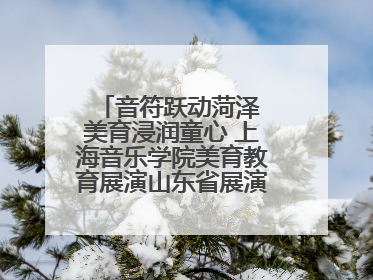音符跃动菏泽 美育浸润童心 上海音乐学院美育教育展演山东省展演·菏泽站落幕