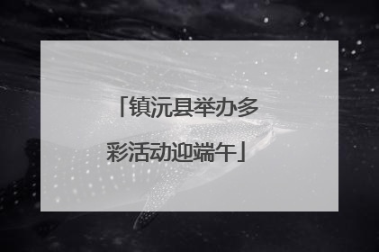 镇沅县举办多彩活动迎端午