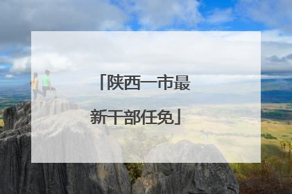 陕西一市最新干部任免